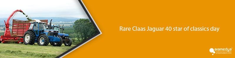 Rare Claas Jaguar 40 star of classics day